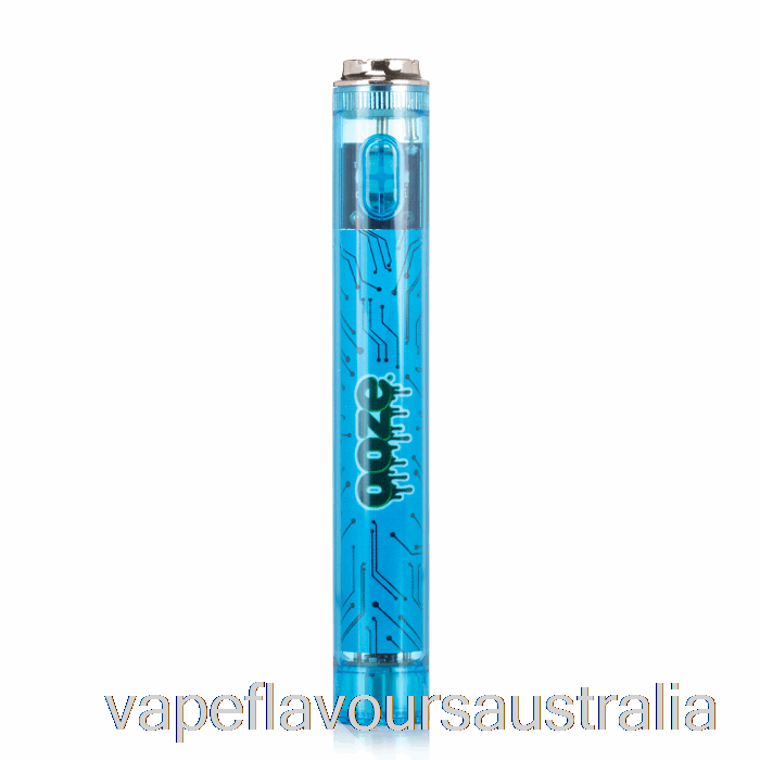 Vape Flavours Australia Ooze Slim 400mAh CLEAR 510 Vape Battery Sapphire Blue